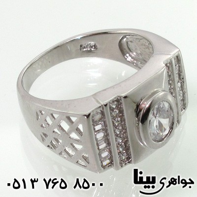 انگشتر نقره رکاب پهن