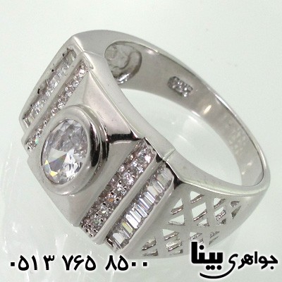 انگشتر نقره رکاب پهن