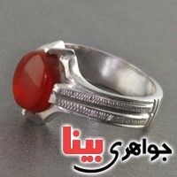 انگشتر عقیق یمنی مردانه سبک قدیمی انگشتر عقیق یمنی مردانه سبک قدیمی