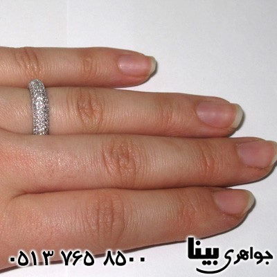 انگشتر نقره حلقه میکروسیتینگ