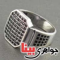 انگشتر عقیق سیاه (اونیکس) میکروستینگ مردانه انگشتر عقیق سیاه (اونیکس) میکروستینگ مردانه