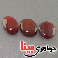 نگین عقیق یمنی جگری درشت سه عددی نگین عقیق یمنی جگری درشت سه عددی