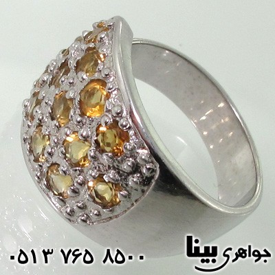 انگشتر سیترین پرنس