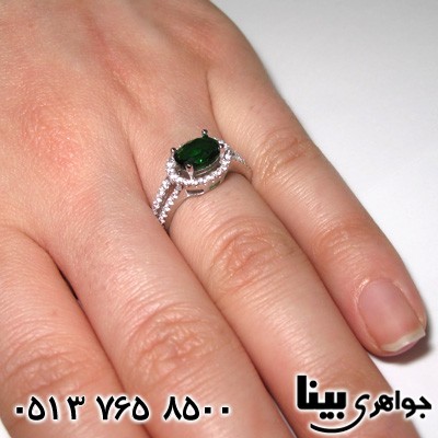 انگشتر ابسیدین سبز