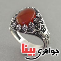 انگشتر عقیق یمنی مدل میکرو سیاه قلم انگشتر عقیق یمنی مدل میکرو سیاه قلم