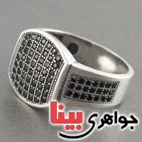 انگشتر عقیق سیاه (اونیکس) میکروستینگ مردانه انگشتر عقیق سیاه (اونیکس) میکروستینگ مردانه