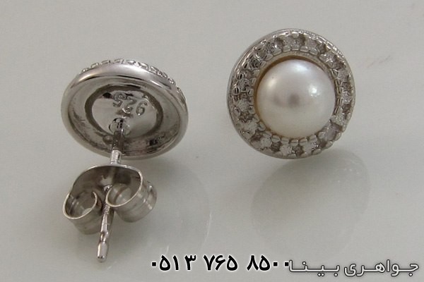 گوشواره مروارید دایره