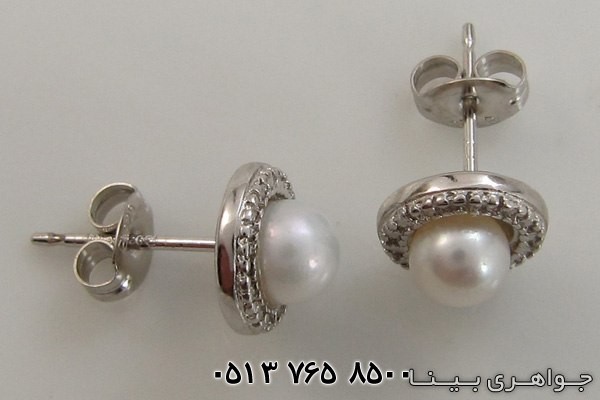 گوشواره مروارید دایره