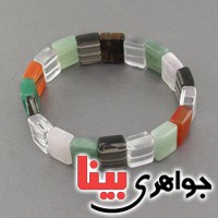 دستبند چند جواهر درشت و عالی سنگ درمانی آرامش بخش دستبند چند جواهر درشت و عالی سنگ درمانی آرامش بخش