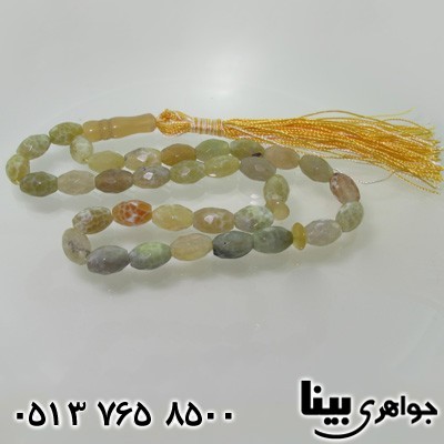 تسبیح عقیق خزه ای