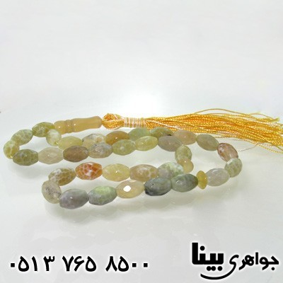 تسبیح عقیق خزه ای