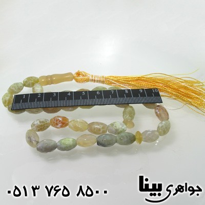 تسبیح عقیق خزه ای