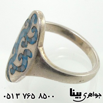 انگشتر صدف طرح مار