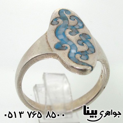 انگشتر صدف طرح مار