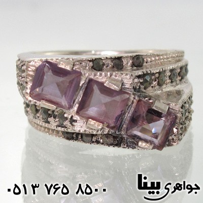 انگشتر آمتیست زنانه کلاسیک