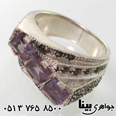 انگشتر آمتیست زنانه کلاسیک