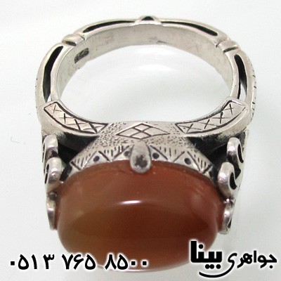 انگشتر عقیق یمنی مردانه اشرافی