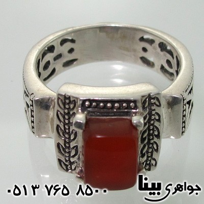 انگشتر عقیق یمنی مردانه رومی
