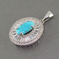 گردنبند فیروزه نیشابوری بسیار عالی زنانه 