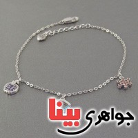 خلخال نقره رودیوم زنانه مدل میکرو خلخال نقره رودیوم زنانه مدل میکرو