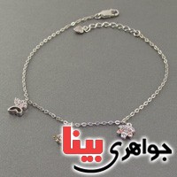 خلخال نقره رودیوم زنانه مدل میکرو خلخال نقره رودیوم زنانه مدل میکرو