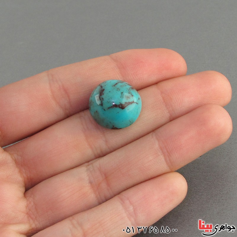 نگین انگشتر فیروزه خوشرنگ درشت بسیار عالی _کد:2805