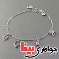 خلخال نقره رودیوم مدل میکرو زنانه خلخال نقره رودیوم مدل میکرو زنانه