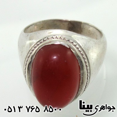 انگشتر عقیق یمنی مردانه فیلی