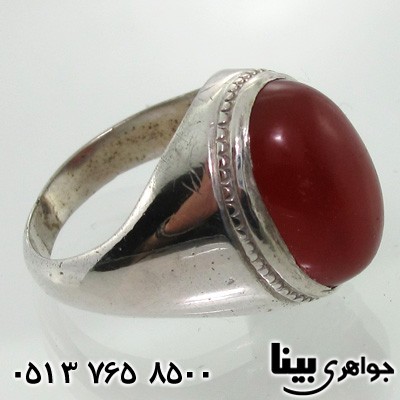 انگشتر عقیق یمنی مردانه فیلی