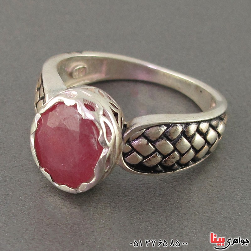 انگشتر یاقوت سرخ مدل ماری _کد:18887