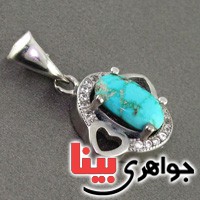 گردنبند فیروزه نیشابوری نفیس زنانه گردنبند فیروزه نیشابوری نفیس زنانه