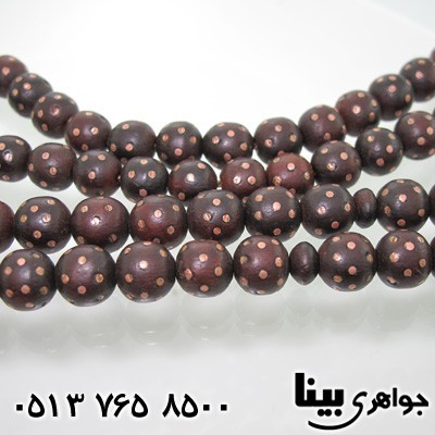 تسبیح چوب عناب با فلز کاری