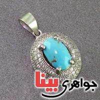 گردنبند فیروزه نیشابوری خوشرنگ زنانه گردنبند فیروزه نیشابوری خوشرنگ زنانه