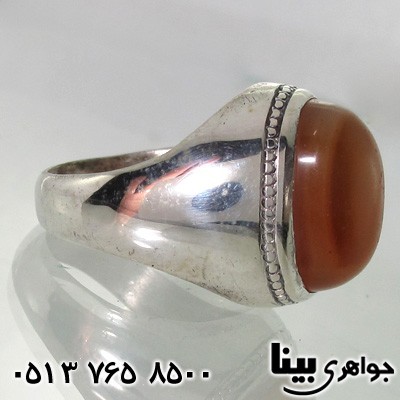 انگشتر عقیق یمنی مردانه قدمت دار