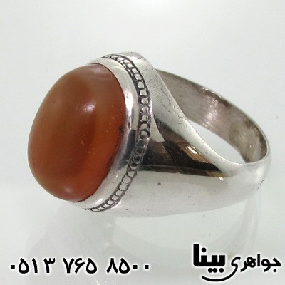 انگشتر عقیق یمنی مردانه قدمت دار