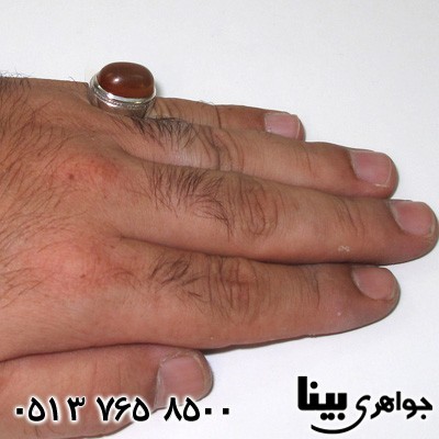 انگشتر عقیق یمنی مردانه قدمت دار