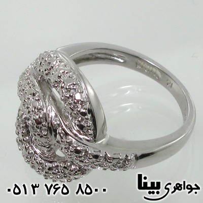 انگشتر الماس زنانه گل رز