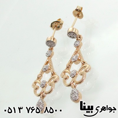 گوشواره الماس آویز