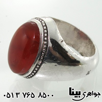 انگشتر عقیق یمنی مردانه سنتی