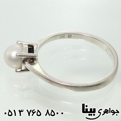 انگشتر مروارید زنانه ساده