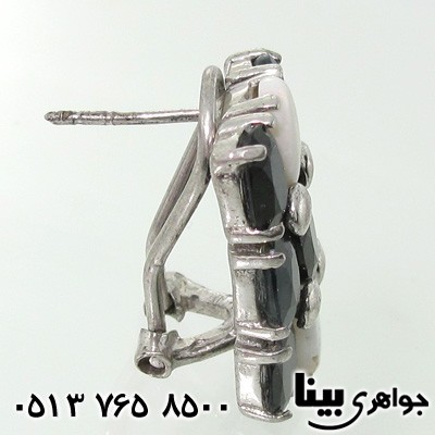 گوشواره چند جواهر زنانه یاقوت و اوپال
