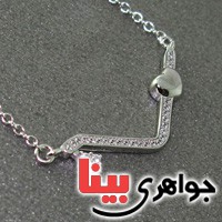 گردنبند زیرکن (زرقون) ماکرو زنانه طرح قلب گردنبند زیرکن (زرقون) ماکرو زنانه طرح قلب