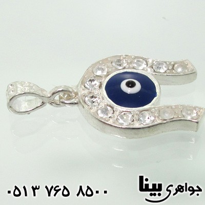گردنبند نقره چشم زخم نعلی