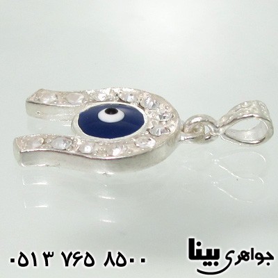 گردنبند نقره چشم زخم نعلی