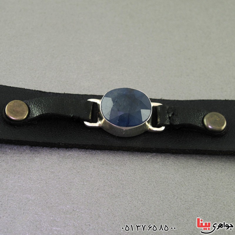 دستبند یاقوت کبود سفارشی با سنگ دلخواه شما _کد:19437