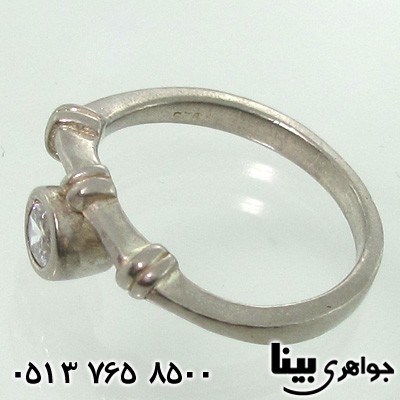 انگشتر کوارتز زنانه تک نگین