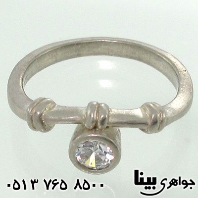 انگشتر کوارتز زنانه تک نگین