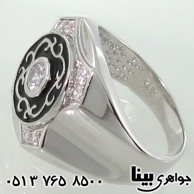انگشتر نقره مردانه ورساچی کلاسیک