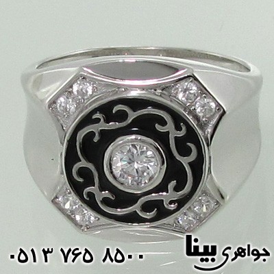 انگشتر نقره مردانه ورساچی کلاسیک