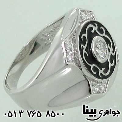 انگشتر نقره مردانه ورساچی کلاسیک